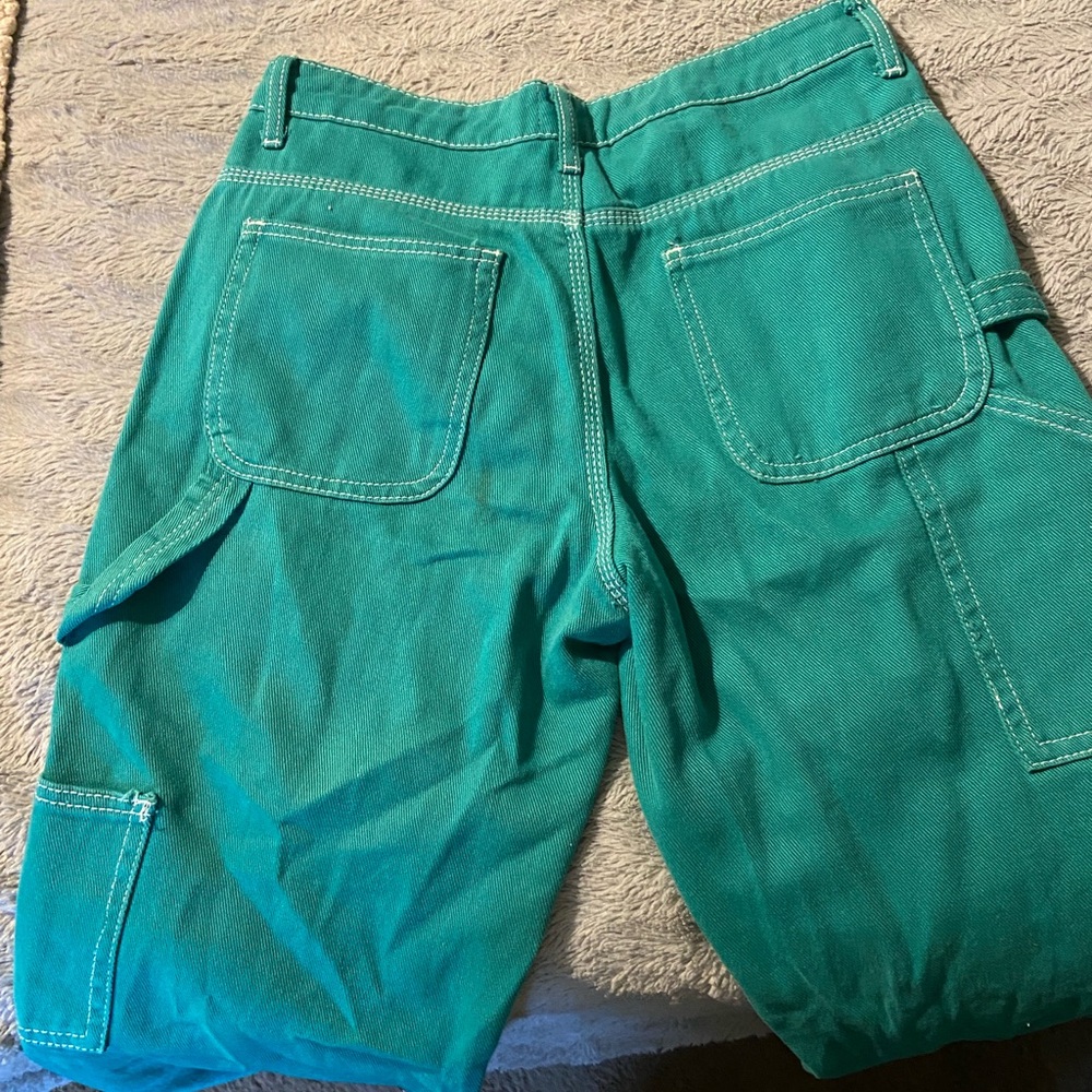 Green pants